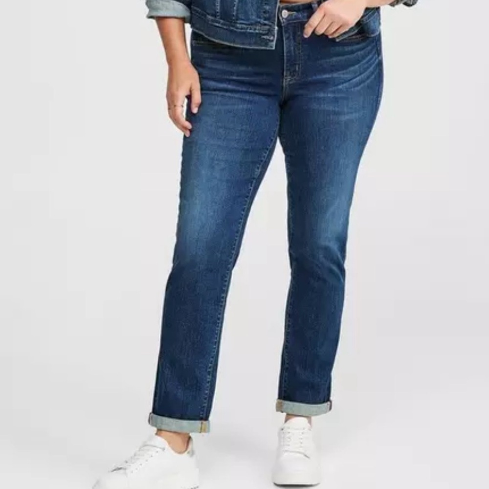 Torrid Crop Boyfriend Vintage Stretch 14